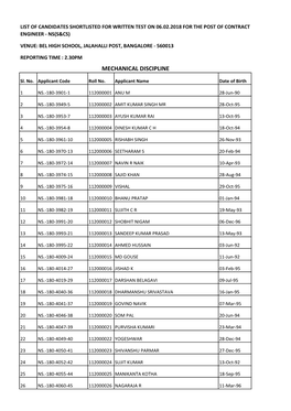 WT List for VVPAT