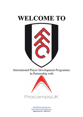 International Player Development Programme in Partnership With