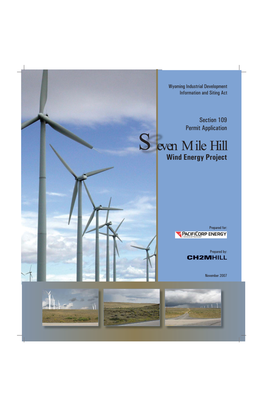 Application Even Mile Hill S Wind Energy Project