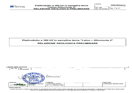 Relazione Geologica Preliminare