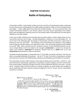 Battle of Gettysburg