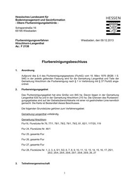 Flurbereinigungsbeschluss.Pdf (PDF / 61.78