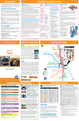 Service Overview Rail System Map Detailed Fare in for Ma Tion