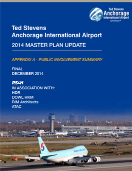 Ted Stevens Anchorage International Airport Master Plan Update