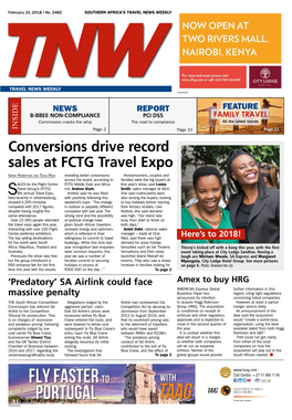 Conversions Drive Record Sales at FCTG Travel Expo