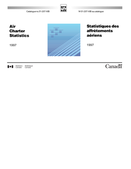 Air Charter Statistics Statistiques Des Affrètements Aériens