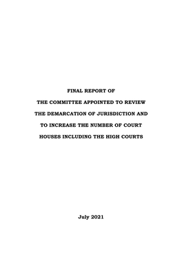 Jurisdiction Committee Final Report 2021