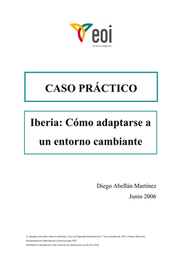 CASO PRÁCTICO Iberia