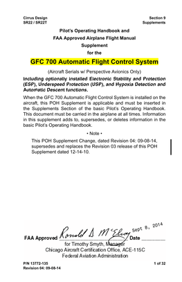 GFC 700 Automatic Flight Control System