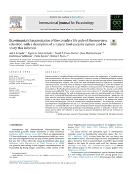 Experimental Characterization of the Complete Life Cycle Of