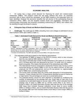 49273-001: Small and Medium-Sized Enterprises Line of Credit Project