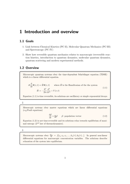 1 Introduction and Overview