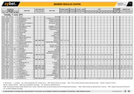 Midweek Regular Coupon 10/06/2019 11:29 1 / 3