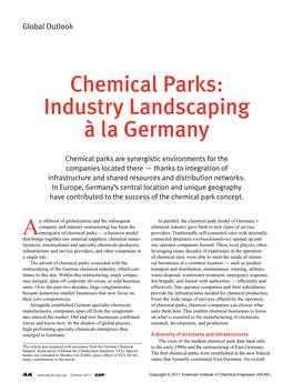 Chemical Parks: Industry Landscaping a La Germany