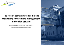 The Role of Contaminated Sediment Monitoring for Dredging Management in the Elbe Estuary