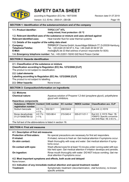 Safety Data Sheet