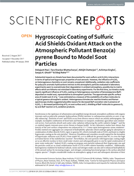 Hygroscopic Coating of Sulfuric Acid Shields Oxidant Attack on The