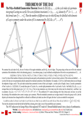 The Pólya–Redfield Enumeration Theorem