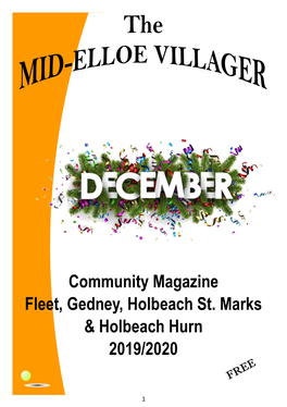 Community Magazine Fleet, Gedney, Holbeach St. Marks & Holbeach