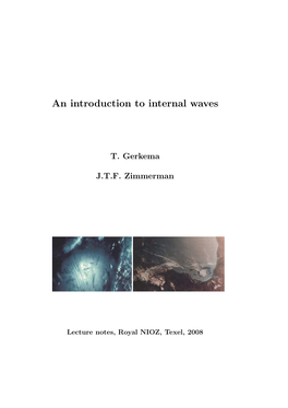 An Introduction to Internal Waves