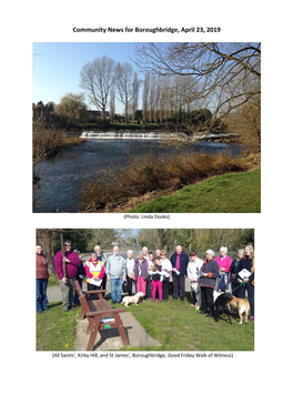 Community News for Boroughbridge, April 23, 2019