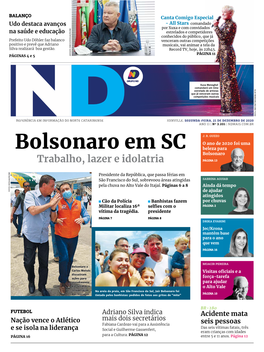 Bolsonaro Em SC Beleza Para Bolsonaro Trabalho, Lazer E Idolatria PÁGINA 13