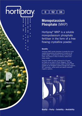 Monopotassium Phosphate (MKP)