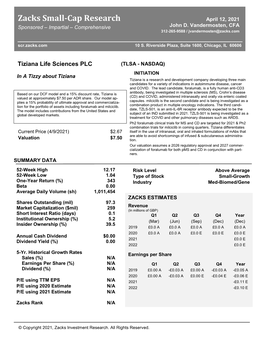 Zacks Small-Cap Research April 12, 2021