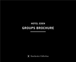 Groups Brochure