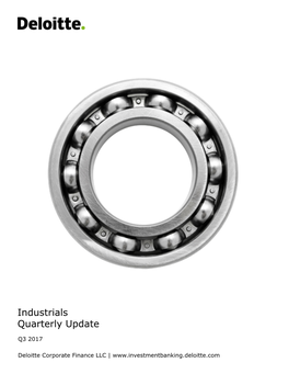 Industrials M&A Update: Q3 2017