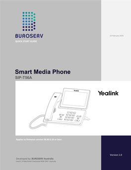 1 Smart Media Phone – SIP-T56A