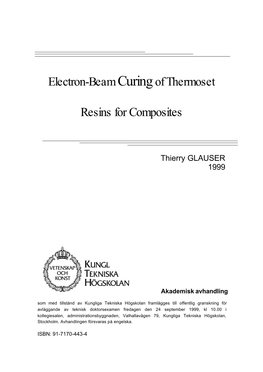 Electron-Beam Curing of Thermoset Resins for Composites