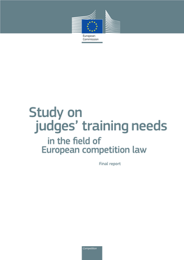 Study on Judges' Trainingneeds