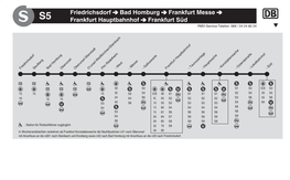 Friedrichsdorf Bad Homburg Frankfurt Messe Frankfurt Hauptbahnhof