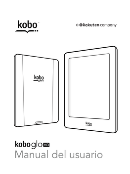 Guía Del Usuario De Kobo Glo HD Índice