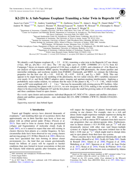 A Sub-Neptune Exoplanet Transiting a Solar Twin in Ruprecht 147