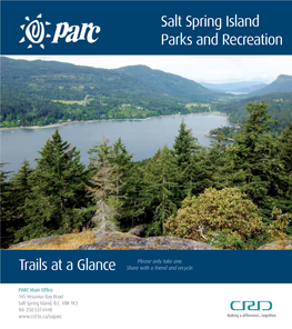 Salt Spring Island Trails at a Glance Guide