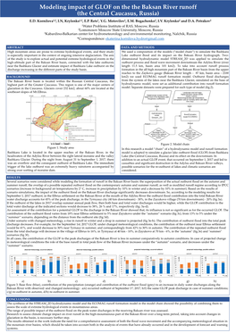 Modeling of Extreme Hydrological Events in the Baksan River Basin