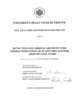 Phd Thesis Pinamonti Final.Pdf