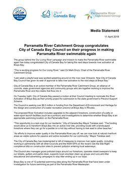 City of Canada Bay Activation of Brays