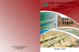 Details of In- Dividual Work Packages Or Studies That Are Expected to Be Launched by CDR During the Year 2015 and After