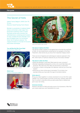 The Secret of Kells: Film Guide