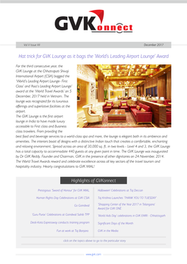 'World's Leading Airport Lounge' Award