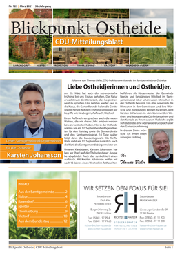 Blickpunkt Ostheide CDU-Mitteilungsblatt