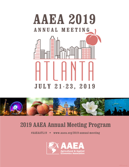 2019 AAEA Annual Meeting Program
