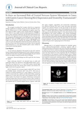 Is There an Increased Risk of Central Nervous System Metastasis In