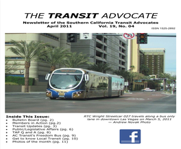 The Transit Advocate