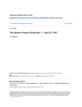 Fundamentalists Take Over UB Law School by Diane Framm Ments, Labor Negotiations and Lasalle
