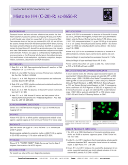 Histone H4 (C-20)-R: Sc-8658-R