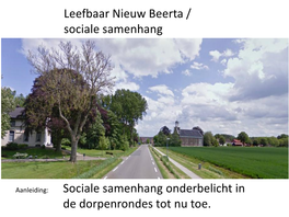 Sociale Samenhang Onderbelicht in De Dorpenrondes Tot Nu Toe